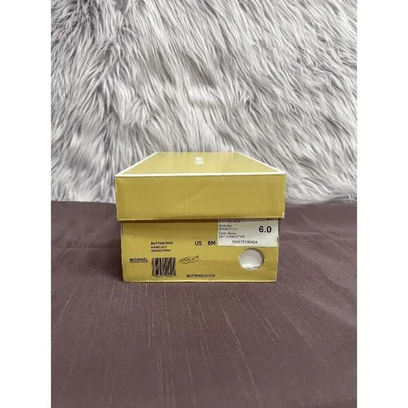 MICHAEL Michael Kors Women's Sutton Moccasin Flat Loafers - Butterscotch 6M - Picture 5 of 8